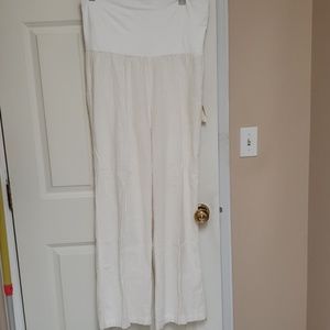 ☆"Just Living" Linen/Cotton Wide Leg Pants